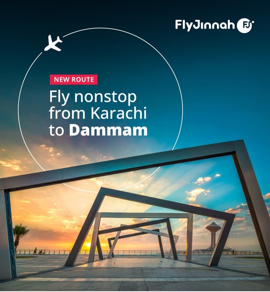 FLY NON STOP TO DAMMAM FROM KARACHI